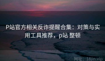 P站官方相关反诈提醒合集：对策与实用工具推荐，p站 整顿