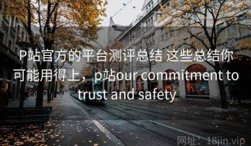 P站官方的平台测评总结 这些总结你可能用得上，p站our commitment to trust and safety