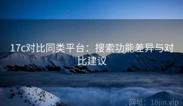 17c对比同类平台：搜索功能差异与对比建议