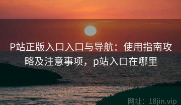 P站正版入口入口与导航：使用指南攻略及注意事项，p站入口在哪里