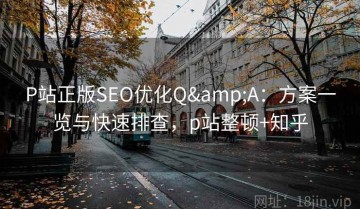 P站正版SEO优化Q&A：方案一览与快速排查，p站整顿+知乎