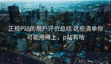 正规P站的用户评价总结 这些清单你可能用得上，p站有啥