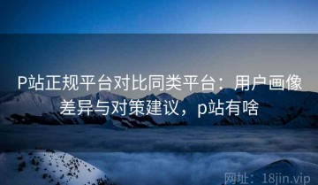 P站正规平台对比同类平台：用户画像差异与对策建议，p站有啥