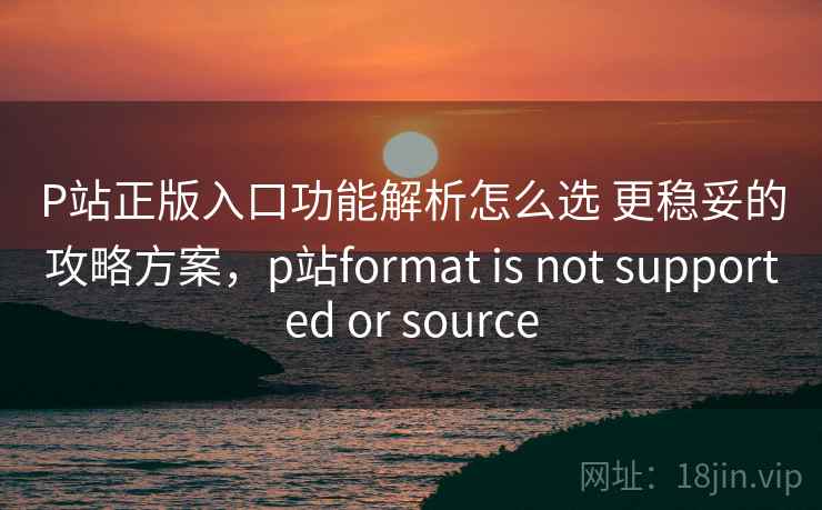 P站正版入口功能解析怎么选 更稳妥的攻略方案，p站format is not supported or source