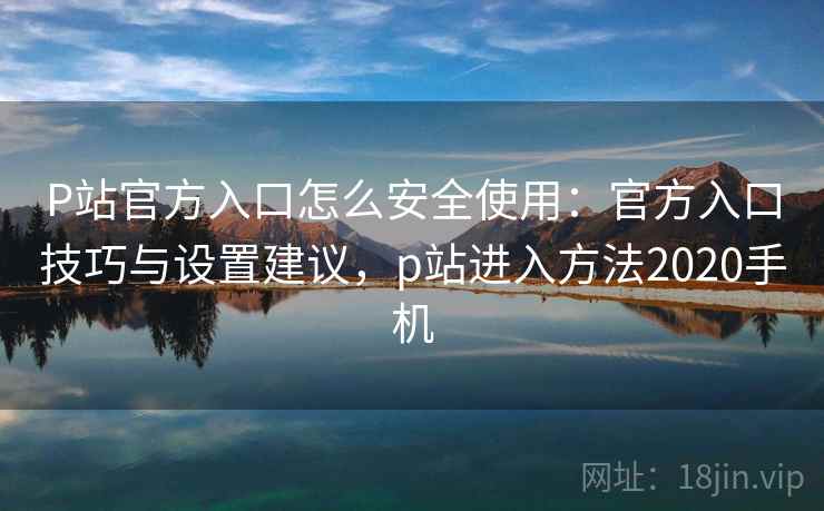 P站官方入口怎么安全使用：官方入口技巧与设置建议，p站进入方法2020手机