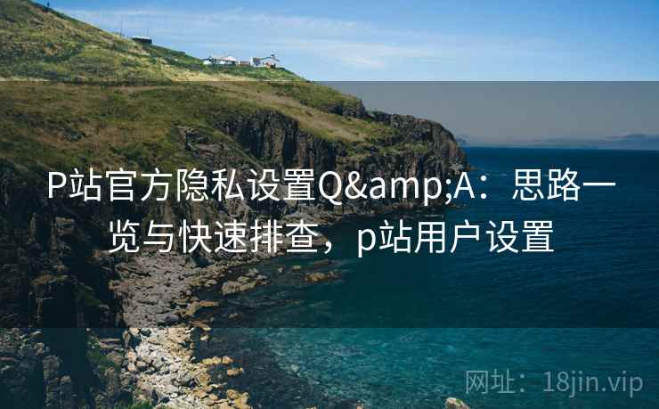 P站官方隐私设置Q&A:思路一览与快速排查,p站用户设置 P站官方隐私设置Q&A:思路一览与快速排查,p站用户设置